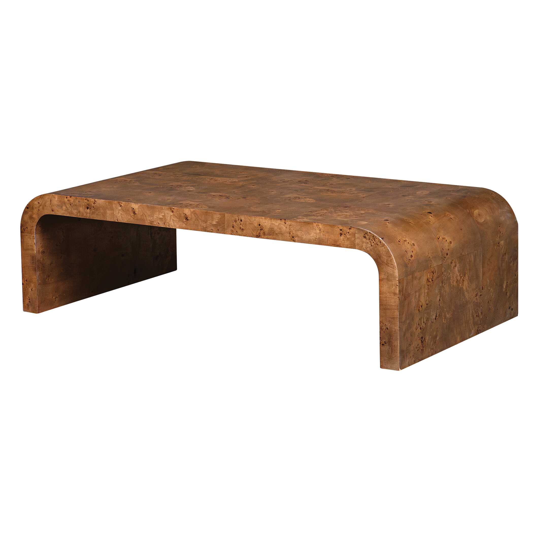 Carraway Burl Wood Coffee Table, Furniture by Uttermost, 56" width x 16" height x 30" depth View 5