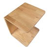Carrie Side Table Natural Oak, Side & End Table by Moe's Home, 20.5" width x 22.7" height x 18.5" depth thumbnail 3