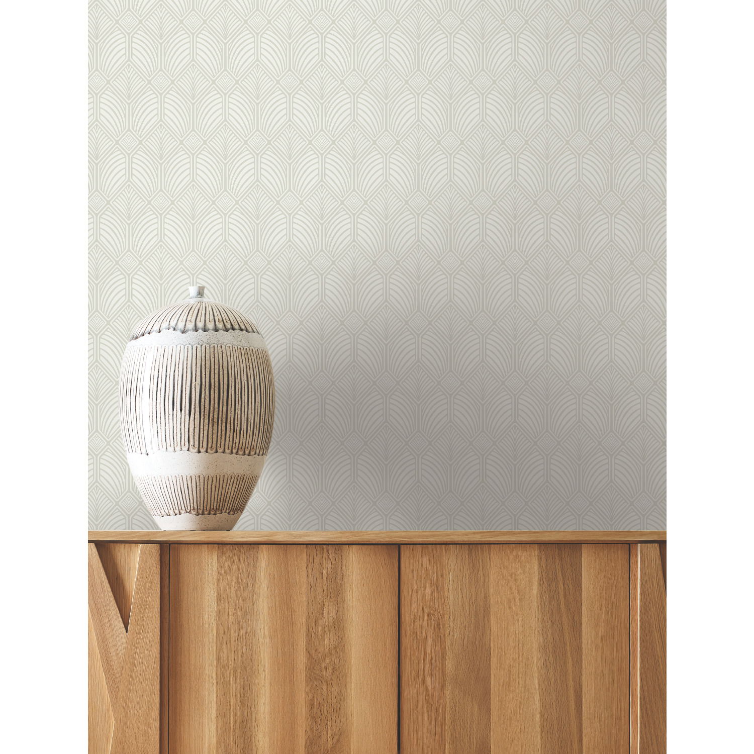 Craftsman Light Beige Wallpaper large image 