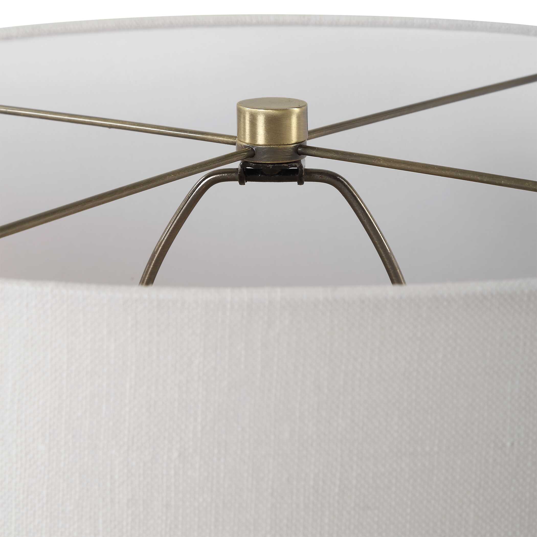 Crimp Ribbed Table Lamp large image 