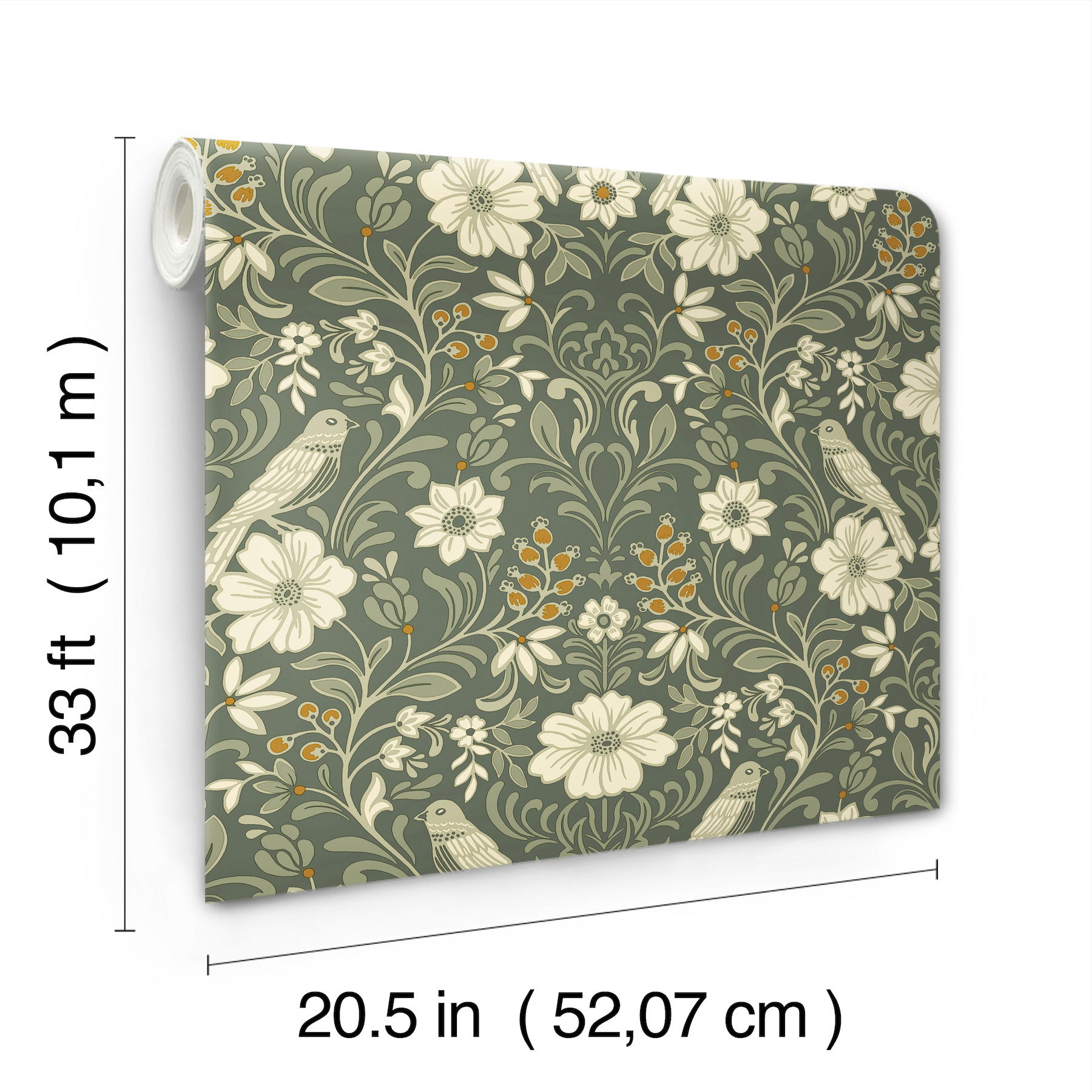 Colette Olive Wallpaper large image 