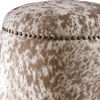 Gumdrop Cow Hide Ottoman thumbnail 7