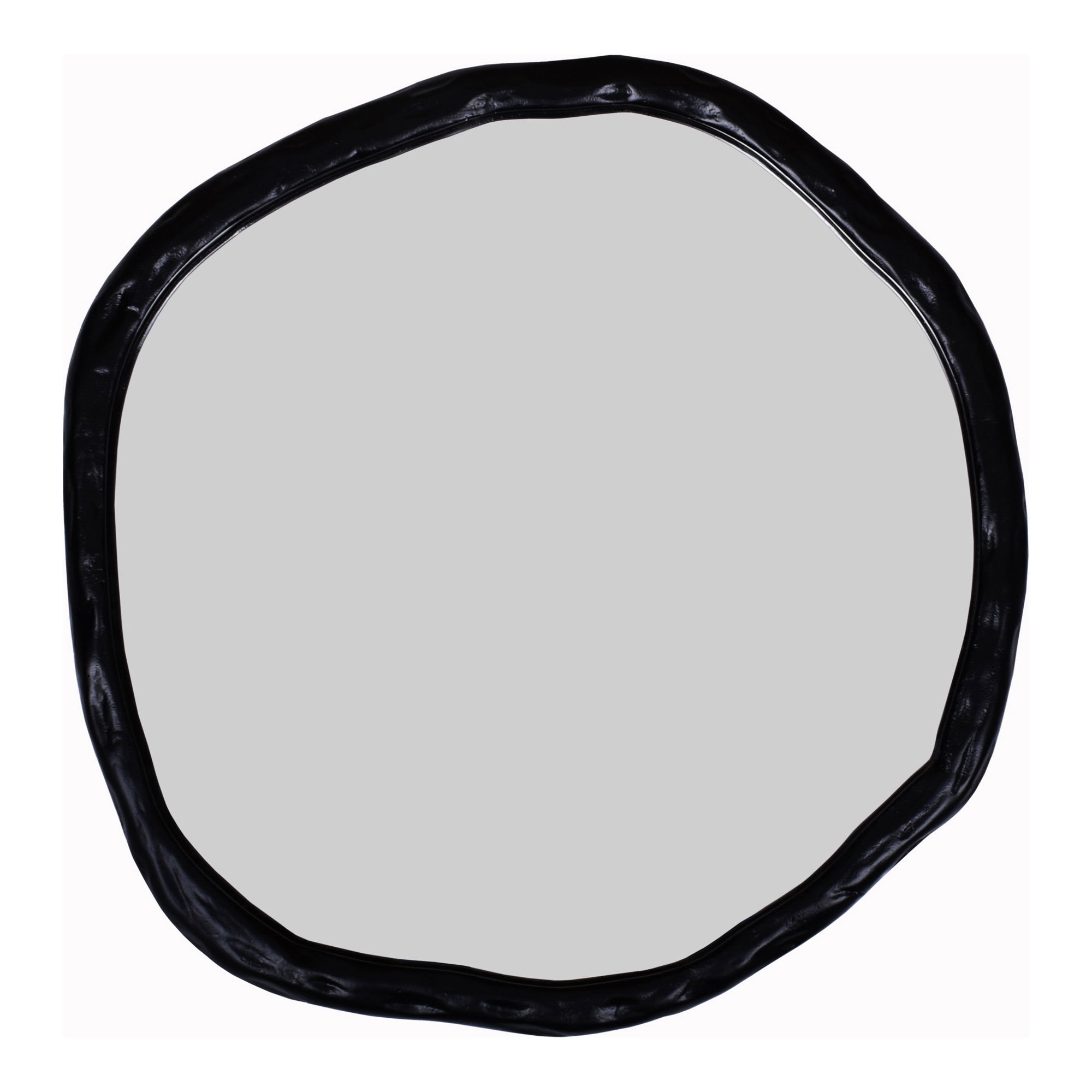 Foundry Small Mirror Black, by Moe's Home, 24" width x 24" height x 1.5" depth View 1