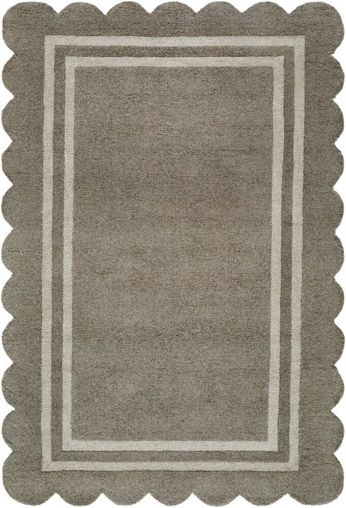 Scalloped Handmade Rug