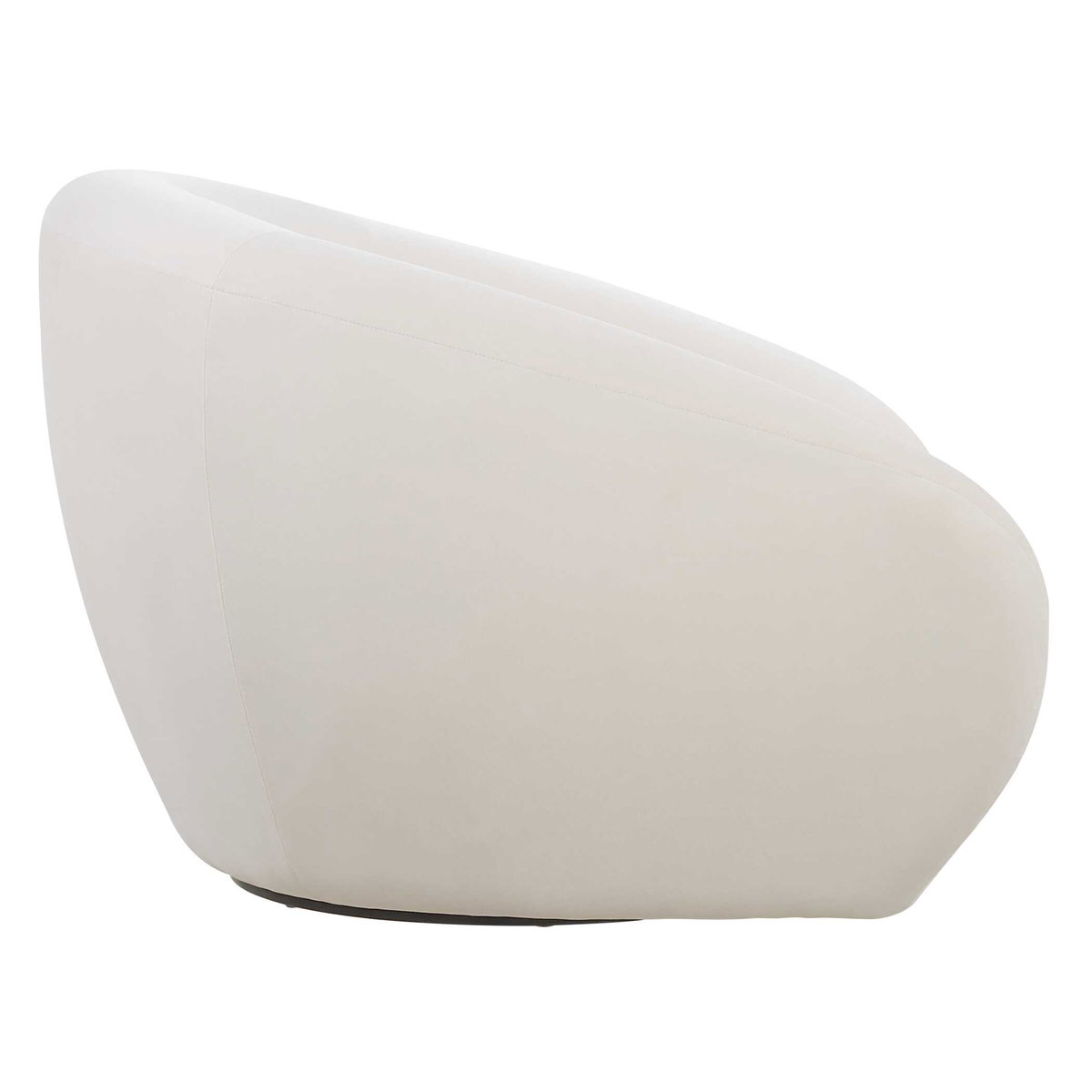 DeSoto Cream Swivel Chair, Accent Chair by Uttermost, 39" width x 28" height x 38" depth View 6