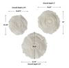 Ocean Gems Coral Wall Decor Set/3, Sculptural Wall Art by Uttermost, 21.75" width x 20.5" height x 3.5" depth thumbnail 3