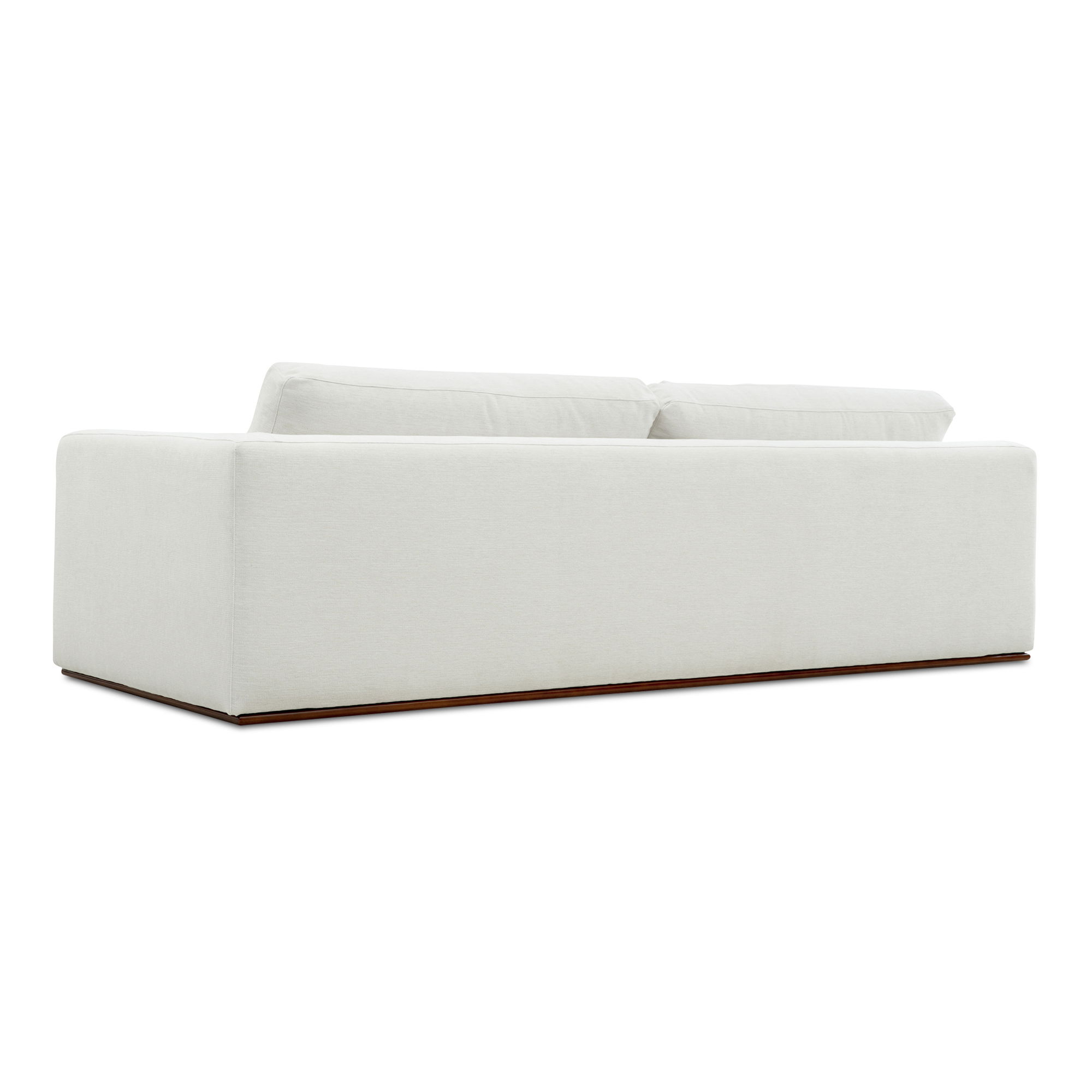 Rue Sleeper Sofa Off White, Sofa Bed by Moe's Home, 97.5" width x 25" height x 40.5" depth View 2