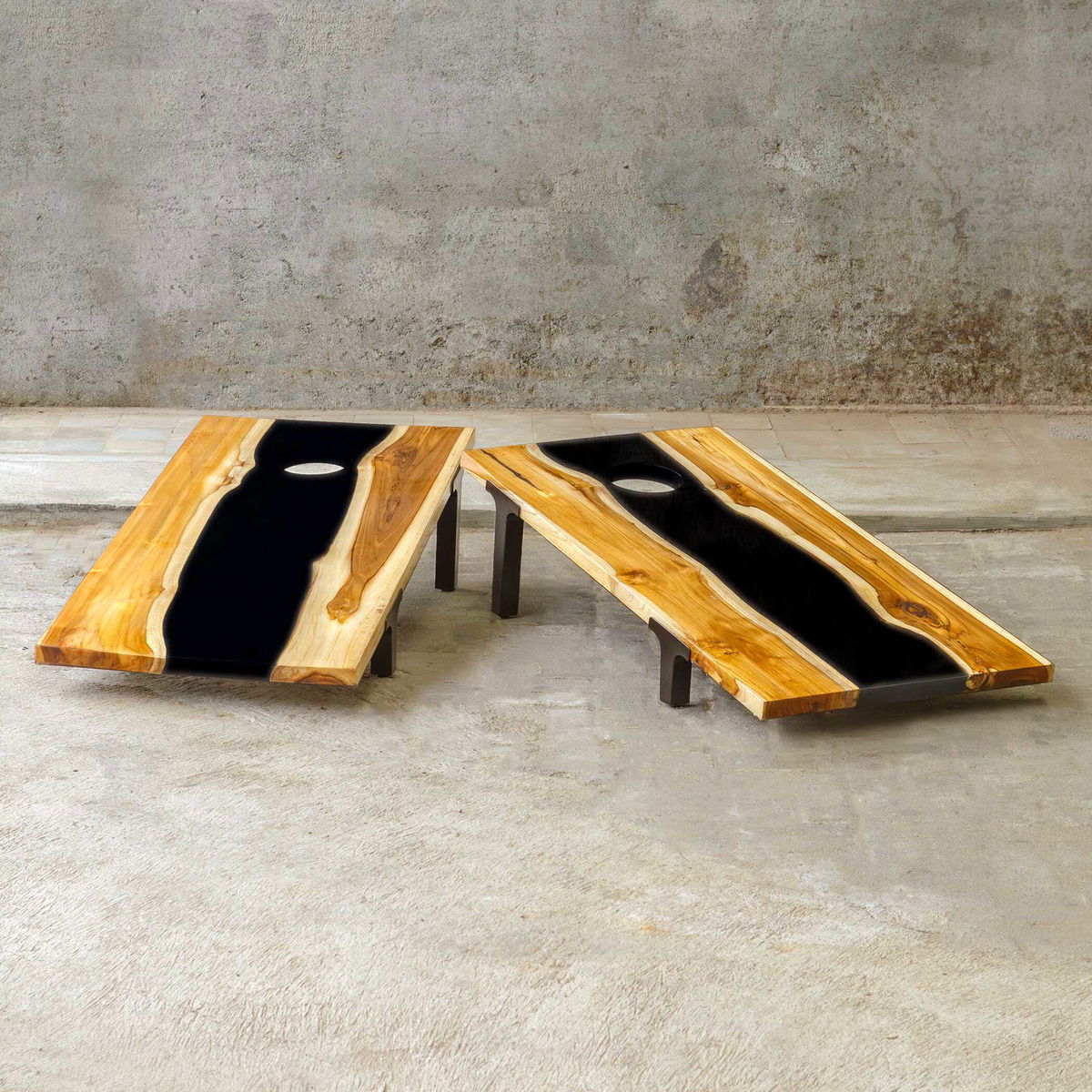 Clearwood Black Cornhole Game Set/2, by Uttermost, 24" width x 12" height x 48" depth View 4