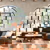 Sonia Chaise Sectional Brown thumbnail 7