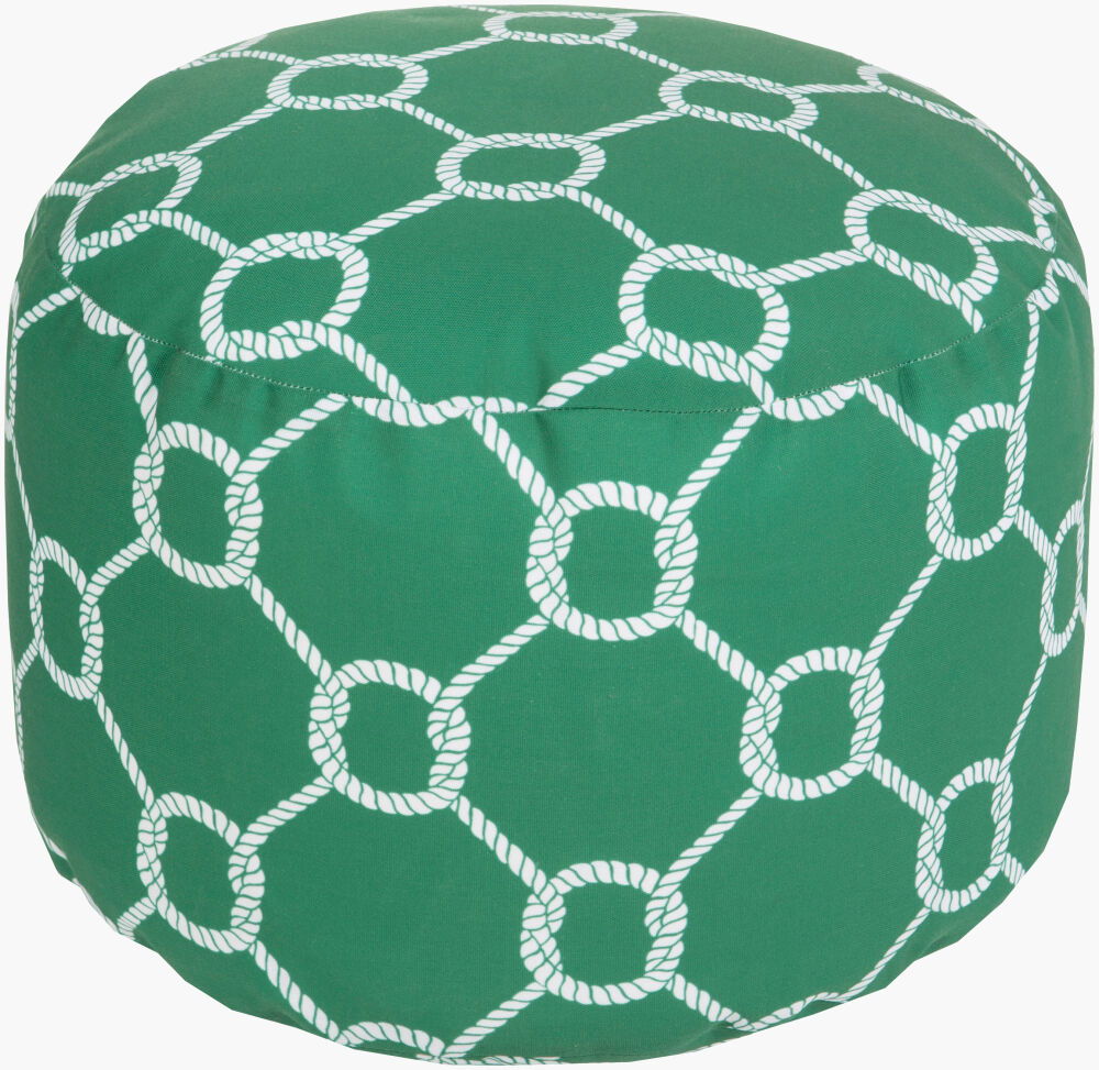 Rain Pouf, Ottoman by Surya, 20" width x 13" height
