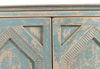 Four Diamonds Sideboard, Blue, Cabinets & Sideboard by Sarreid, 76" length x 22" width x 37" height thumbnail 5