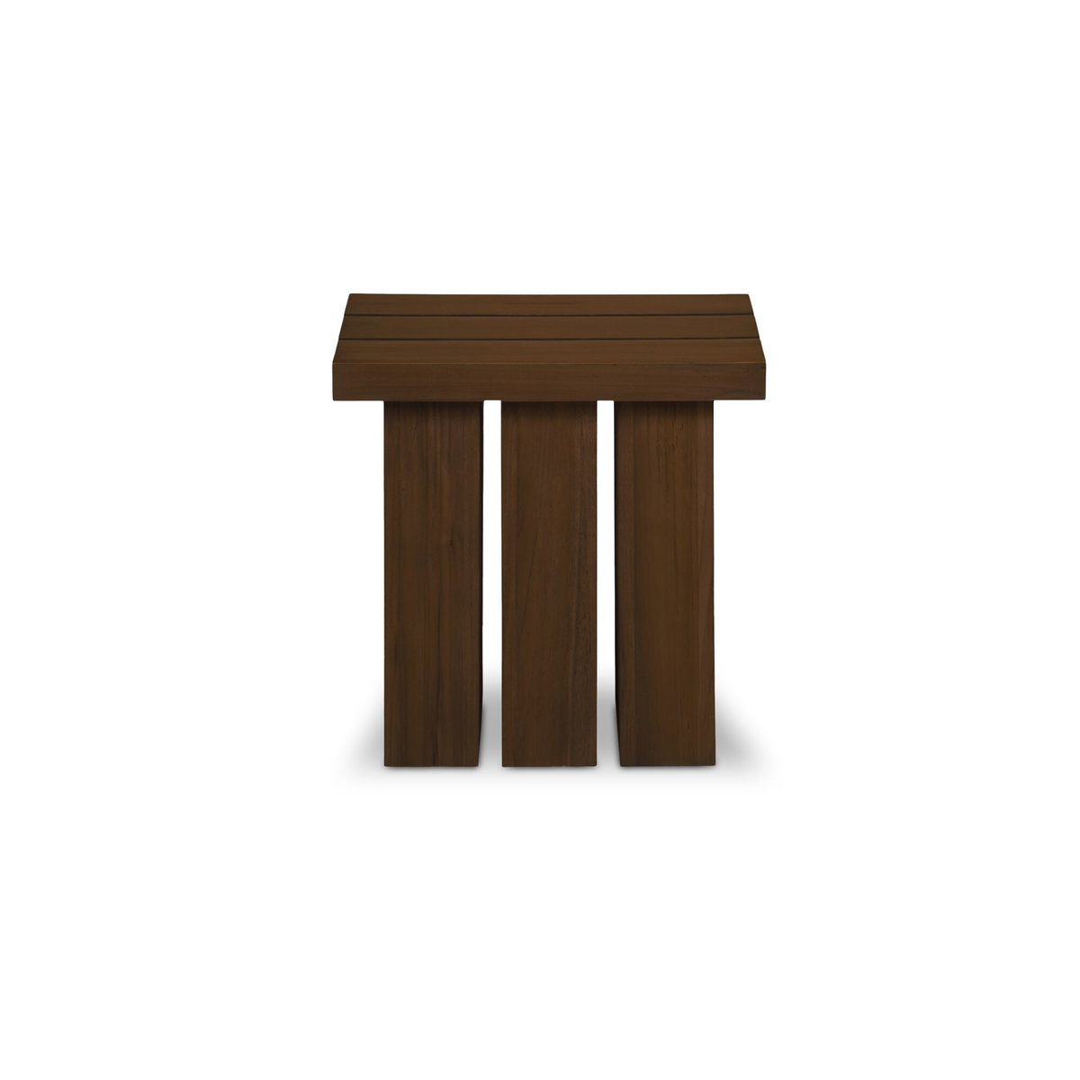 Denby Outdoor Side Table Brown, Outdoor Table by Moe's Home, 1'10" width x 1'8" height x 1'10" depth View 1