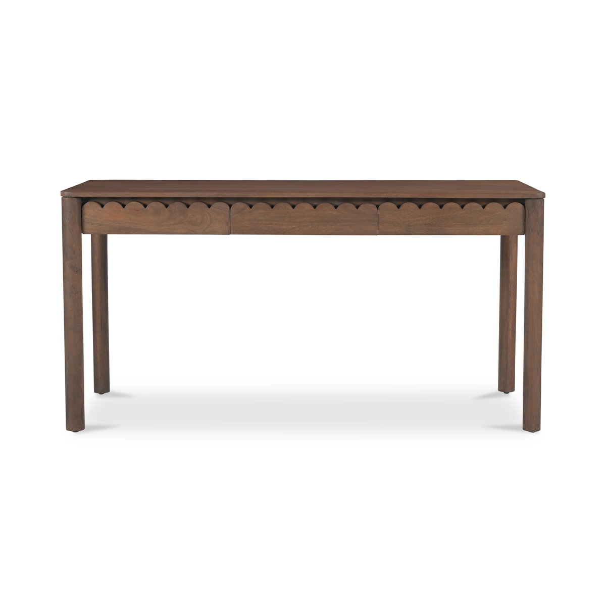Wiley Desk Vintage Brown, by Moe's Home, 60.25" width x 30" height x 24" depth View 1