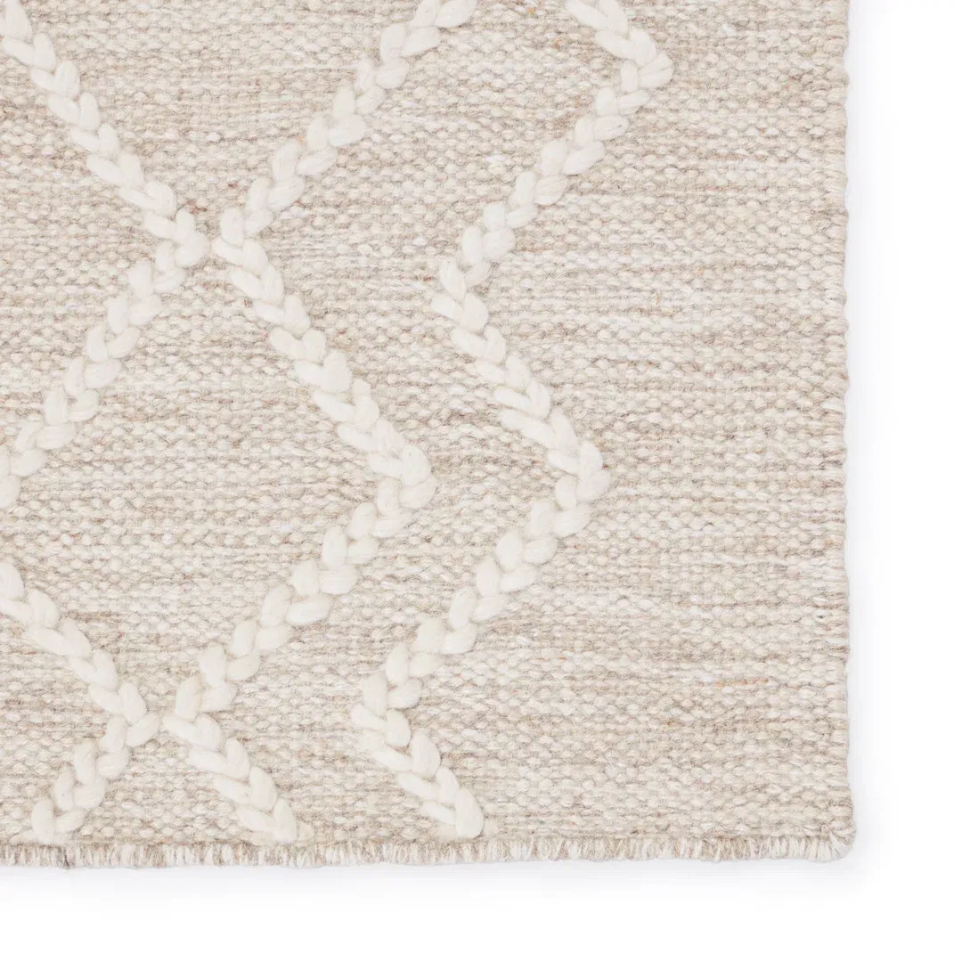 Jaipur Living Moab Natural Geometric Light Gray/ Ivory Area Rug 5'X8' large image 