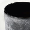 Squally  Black/Brown Glass Ombre Textured Vase thumbnail 5