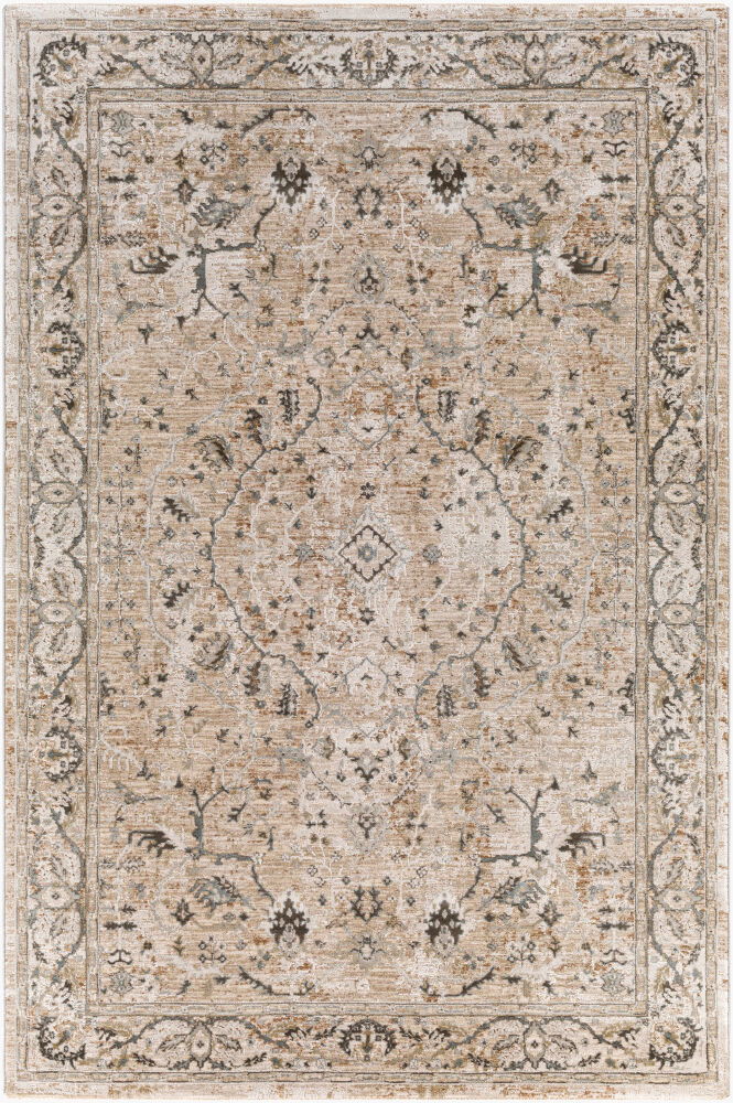 Brunswick Machine Woven Rug, by Surya, 7'4.58" length x 4'11.84" width