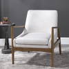 Bev White Accent Chair, by Uttermost, 27" width x 31.5" height x 31" depth thumbnail 7