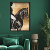 Taming the Rhythm Gold I - With Hand-Applied Gold Leaf (Gold Leaf), Art by Oliver Gal,  30x45 thumbnail 3