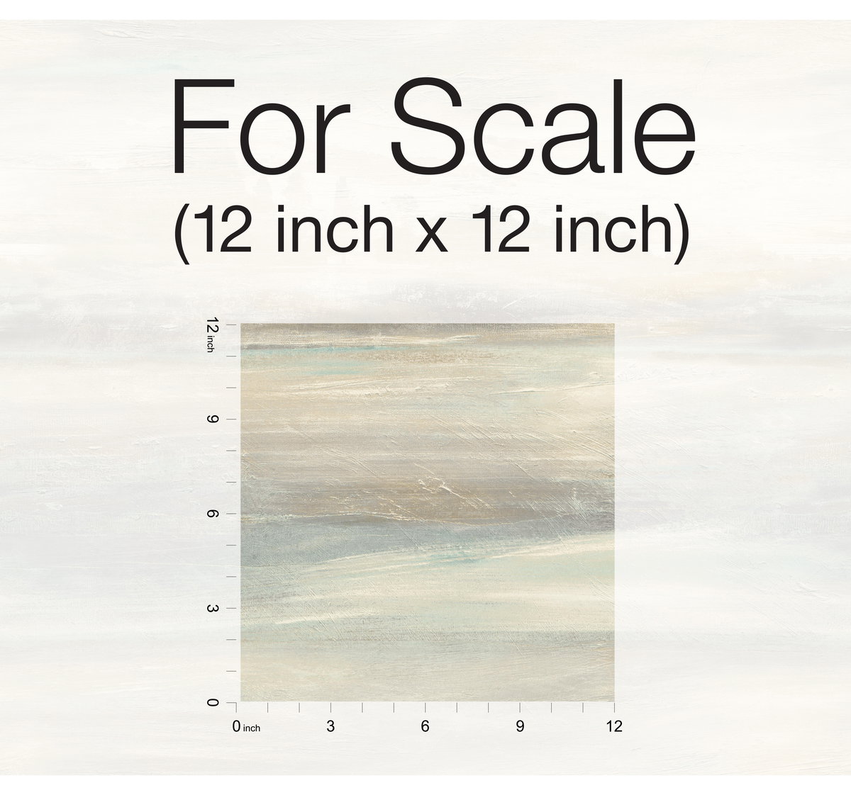 Soothing Mists Scenic Blue & Beige Peel & Stick Wallpaper, by York Wall, 20' length x 2'3" width x 0.02" depth View 4