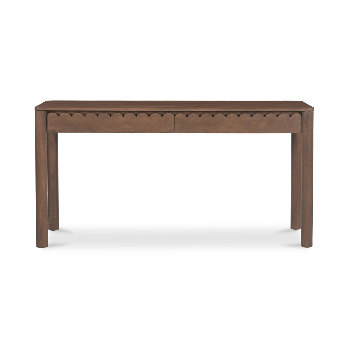 Wiley Console Table Vintage Brown, by Moe's Home, 57.5" width x 30.5" height x 16" depth View 1