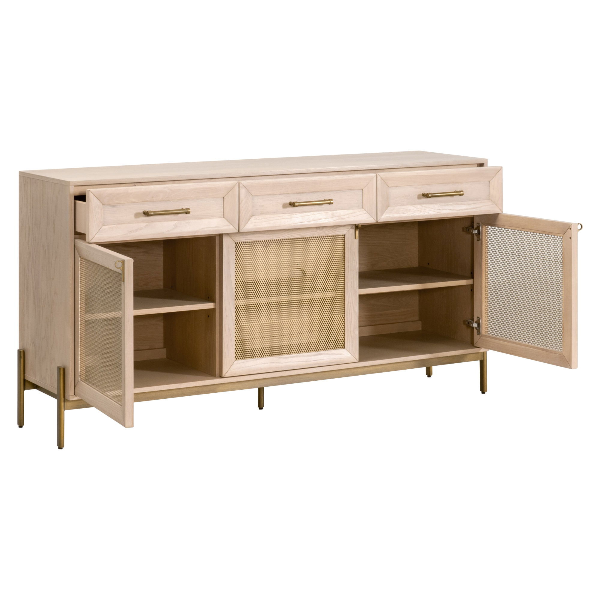 Dwell Media Sideboard, Cabinets & Sideboard by Essentials for Living, 65" width x 34.75" height x 18" depth View 7