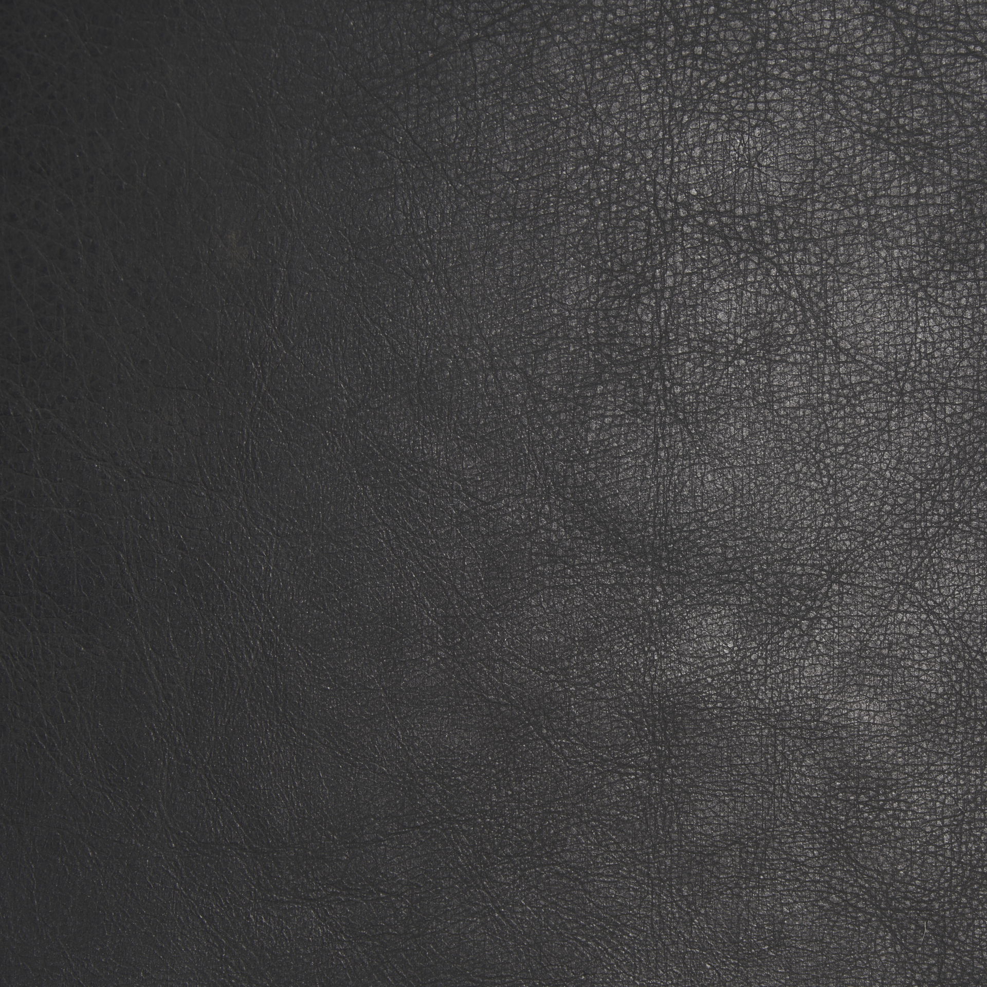 Taniel Black Leather with Black Metal Stool, Ottoman by Mercana, 23.25" length x 16" width x 17.5" height View 8