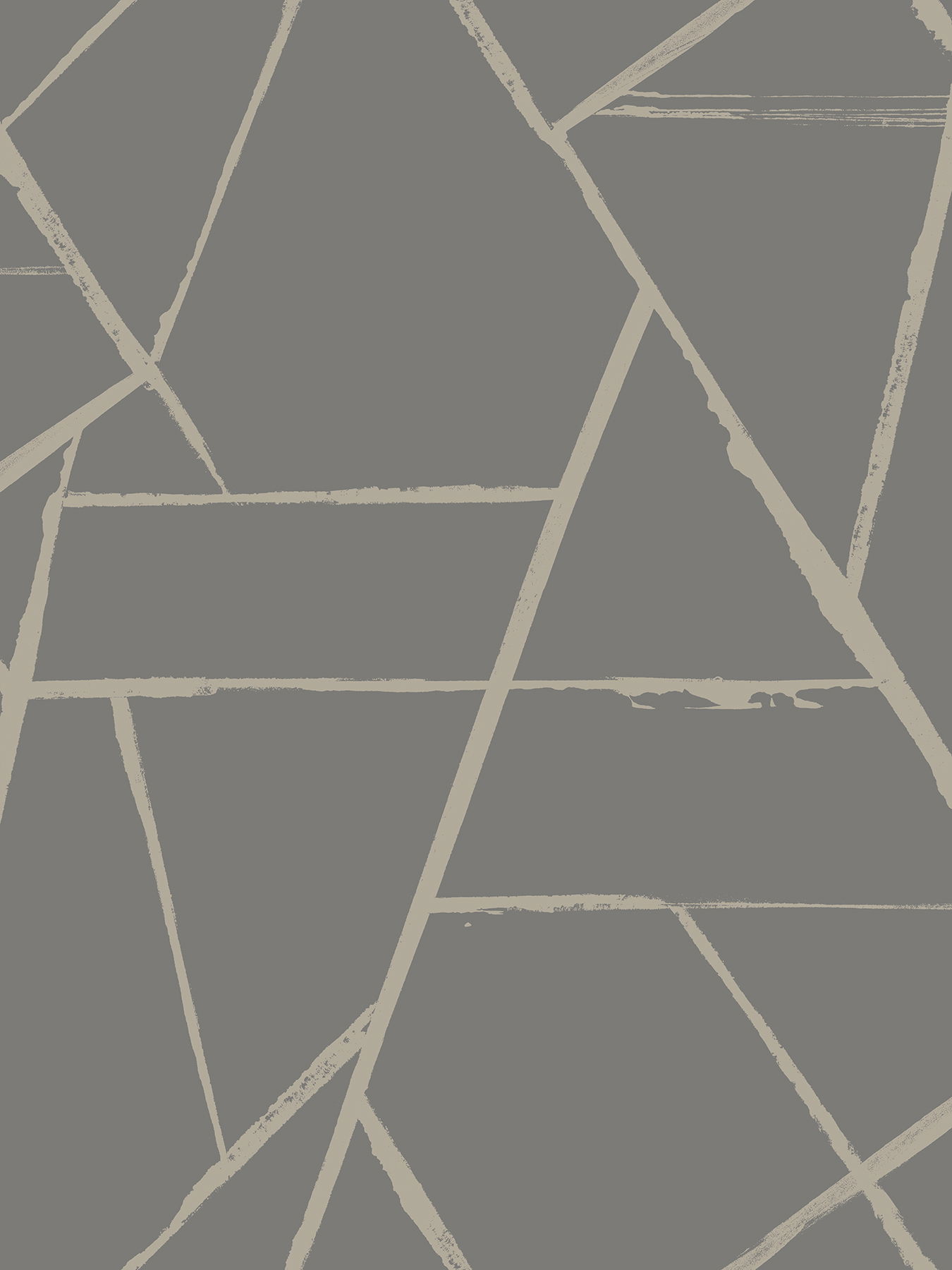 Intersect Grey Metallic Wallpaper large image 