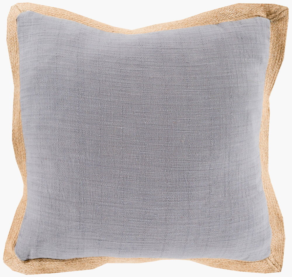 Jute Flange Accent Pillow large image 