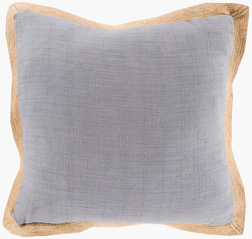 Jute Flange Accent Pillow