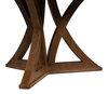 Casual Jupe Dining Table Light Mink Med, by Sarreid, 4'7" length x 4'7" width x 2'6" height thumbnail 7