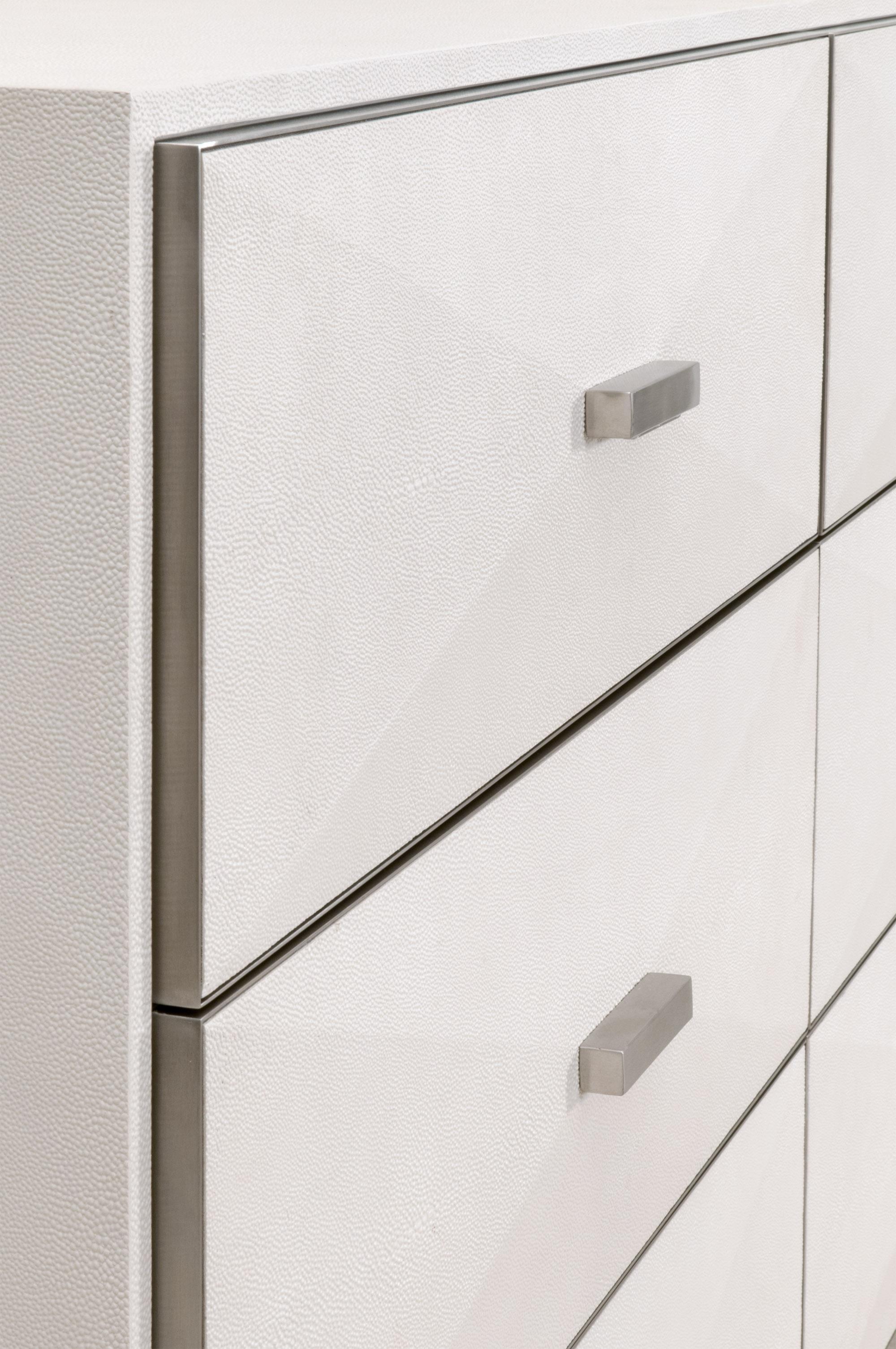 Wynn Shagreen 6-Drawer Double Dresser, by Essentials for Living, 64" width x 36" height x 20" depth View 9