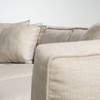 Denali IV 121' Beige Upholstered Wooden Frame Left Four Seater Sectional, Sectional Sofa by Mercana, 121" length x 86" width x 30.25" height thumbnail 9