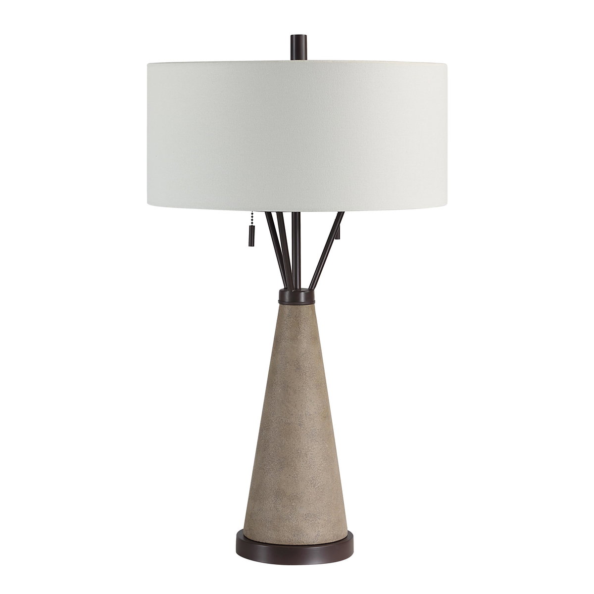 Lourdes, Table Lamp by Renwil, 29.25" height x 17" depth View 2