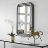 Amherst Black Iron Mirror, by Uttermost, 23.75" width x 36.5" height x 1.5" depth thumbnail 2
