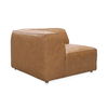 Form Corner Chair Sonoran Tan Leather, Sectional Sofa by Moe's Home, 40.5" width x 26" height x 40.5" depth thumbnail 2