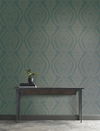 Heritage Damask Blue Wallpaper thumbnail 2