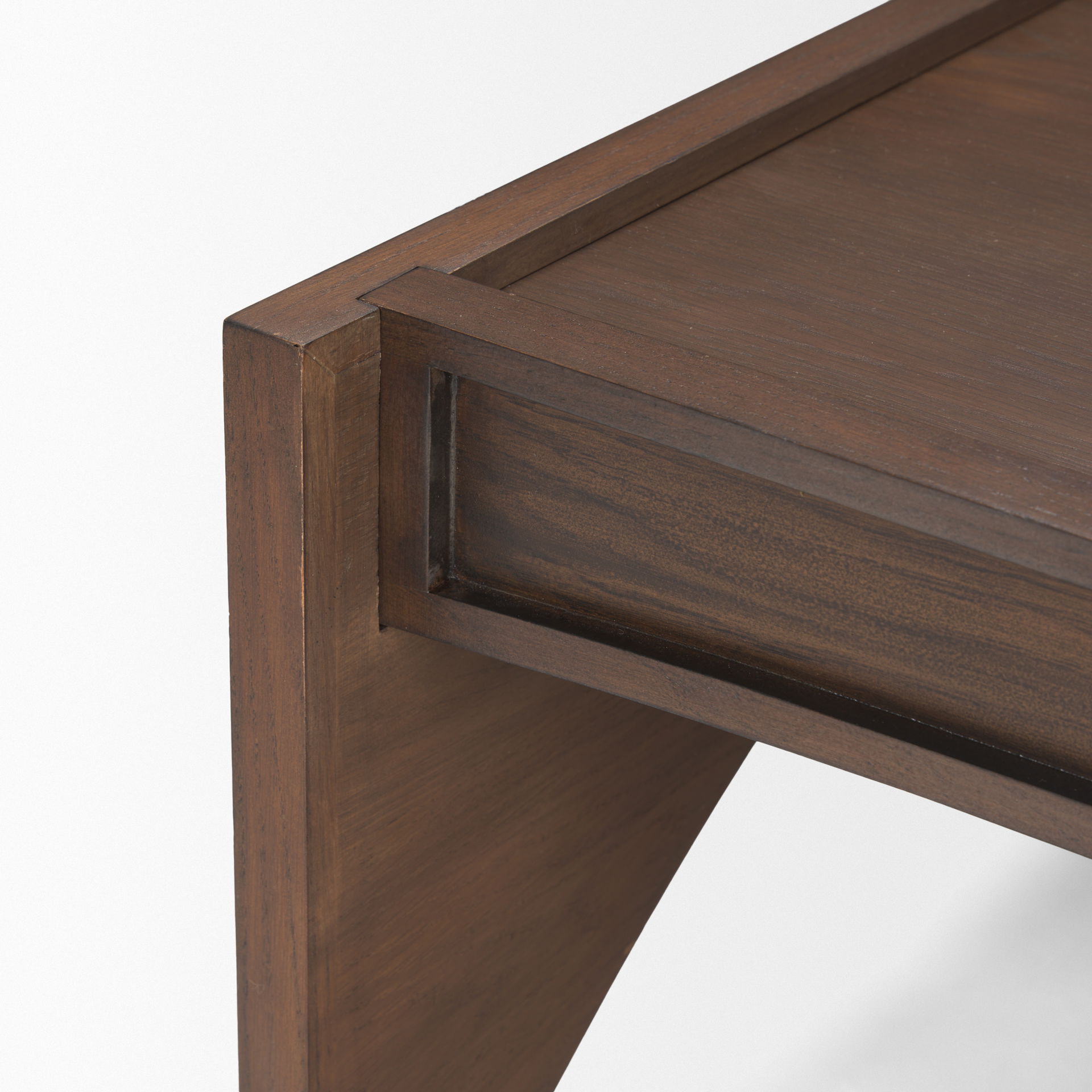 Laraya Medium Brown Wood Coffee Table large image 