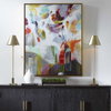 Pilot Brass Buffet Lamp, Floor Lamp by Uttermost, 10" width x 36.5" height x 10" depth thumbnail 2
