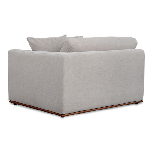 Rue Right Arm Facing Chair Flecked Grey