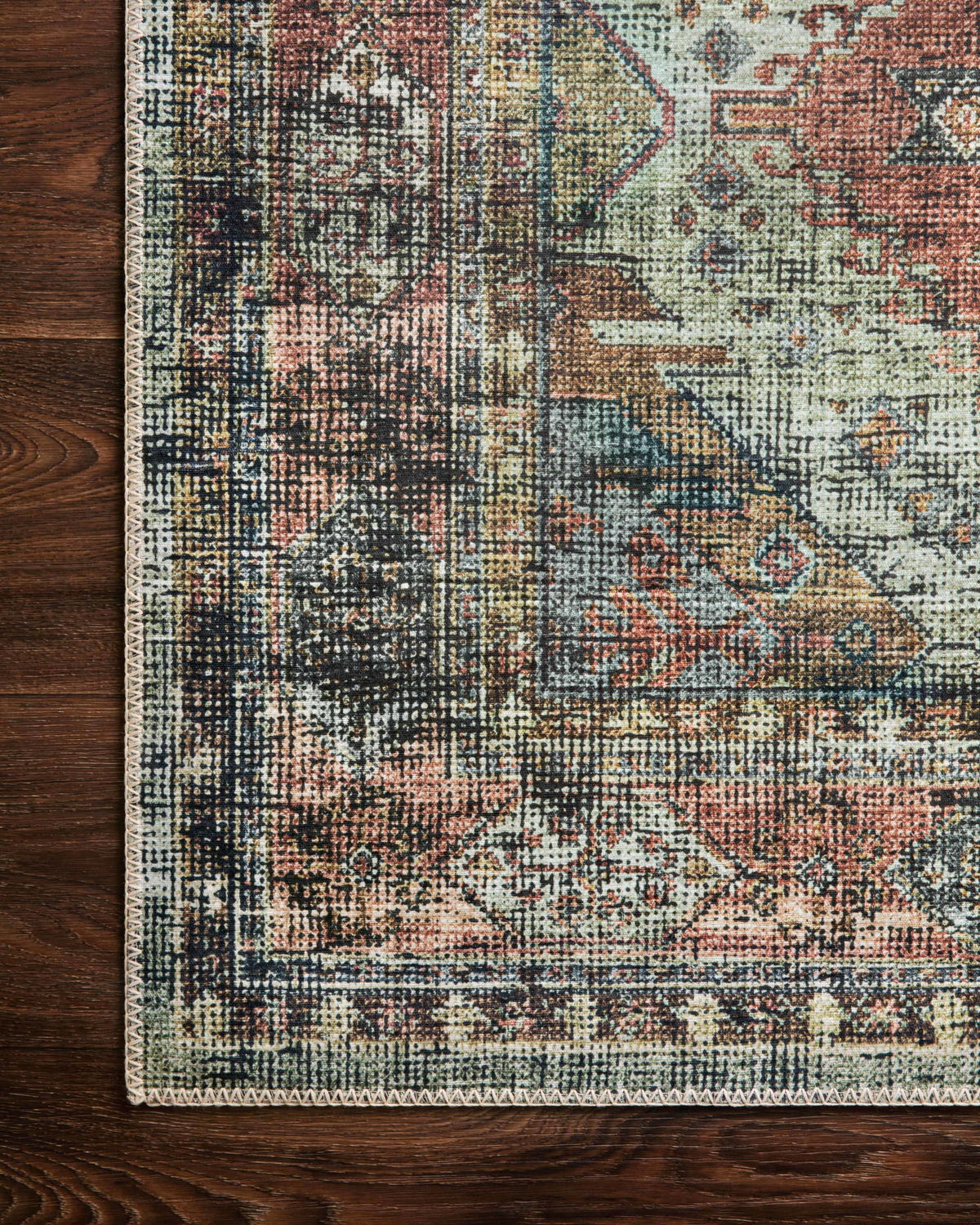 Loloi Skye Rug, 1'6" length x 1'6" width View 6