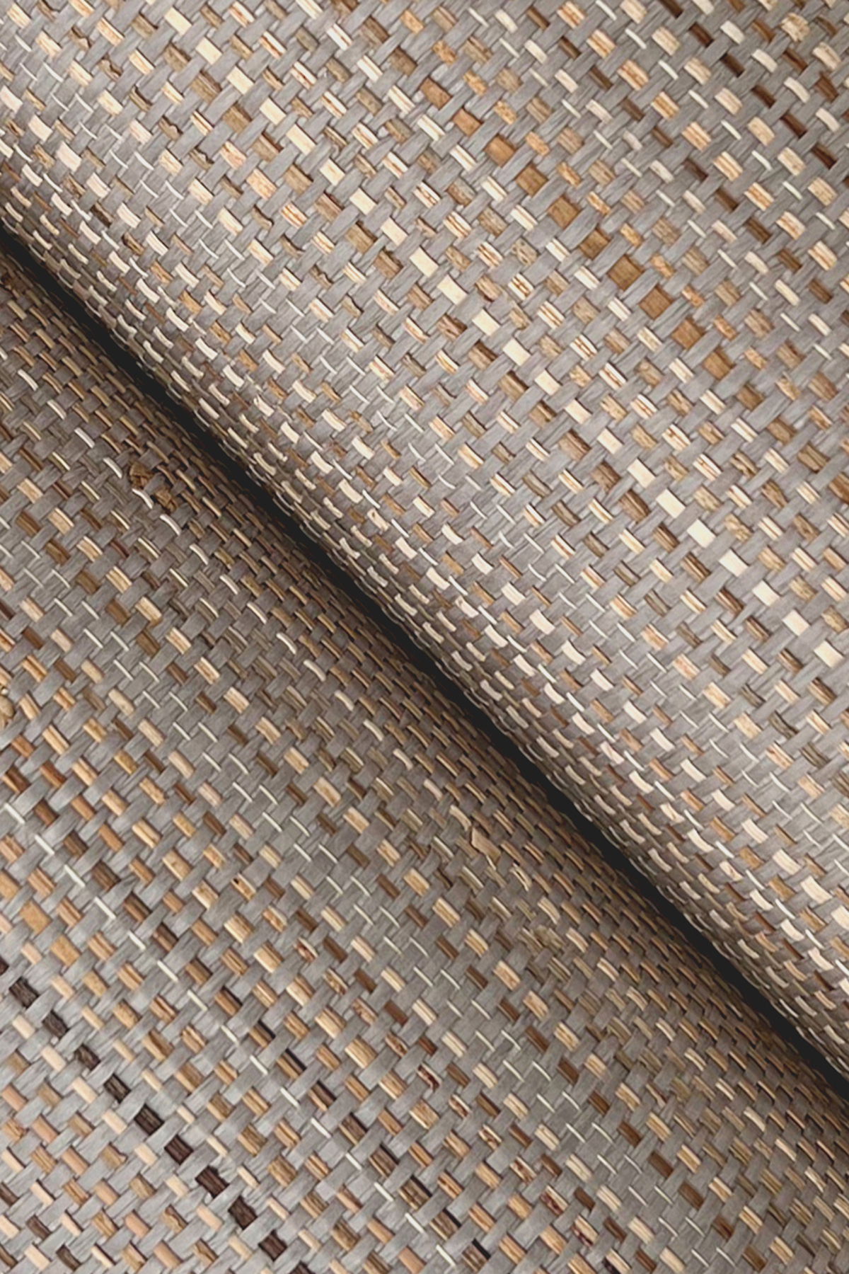 Marled Abaca Grey Wallpaper large image 