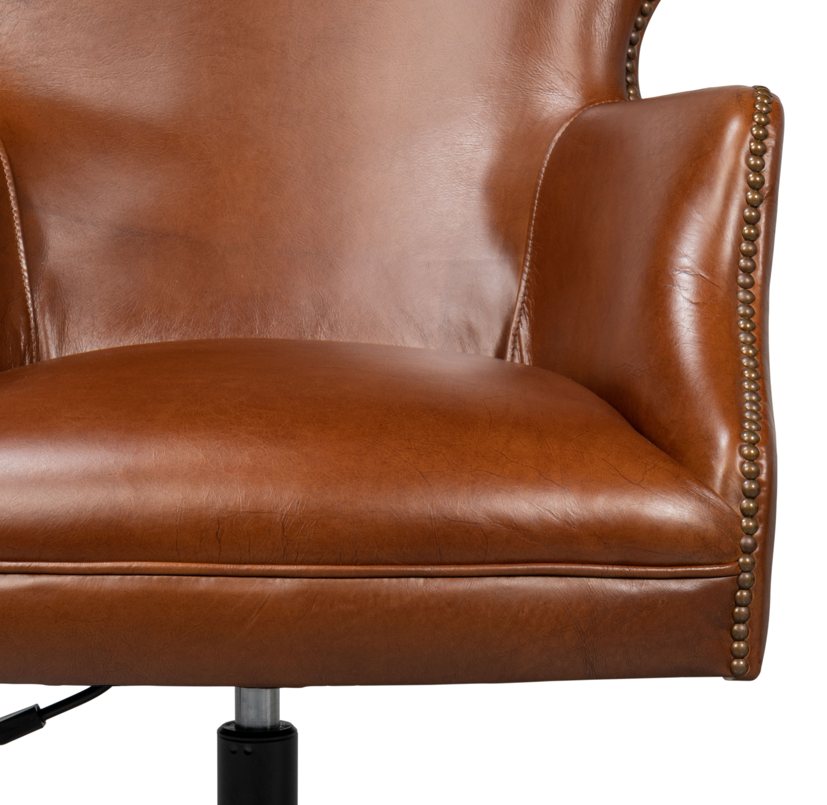 Andrew Jackson Desk Chair,Havana Leather large image 