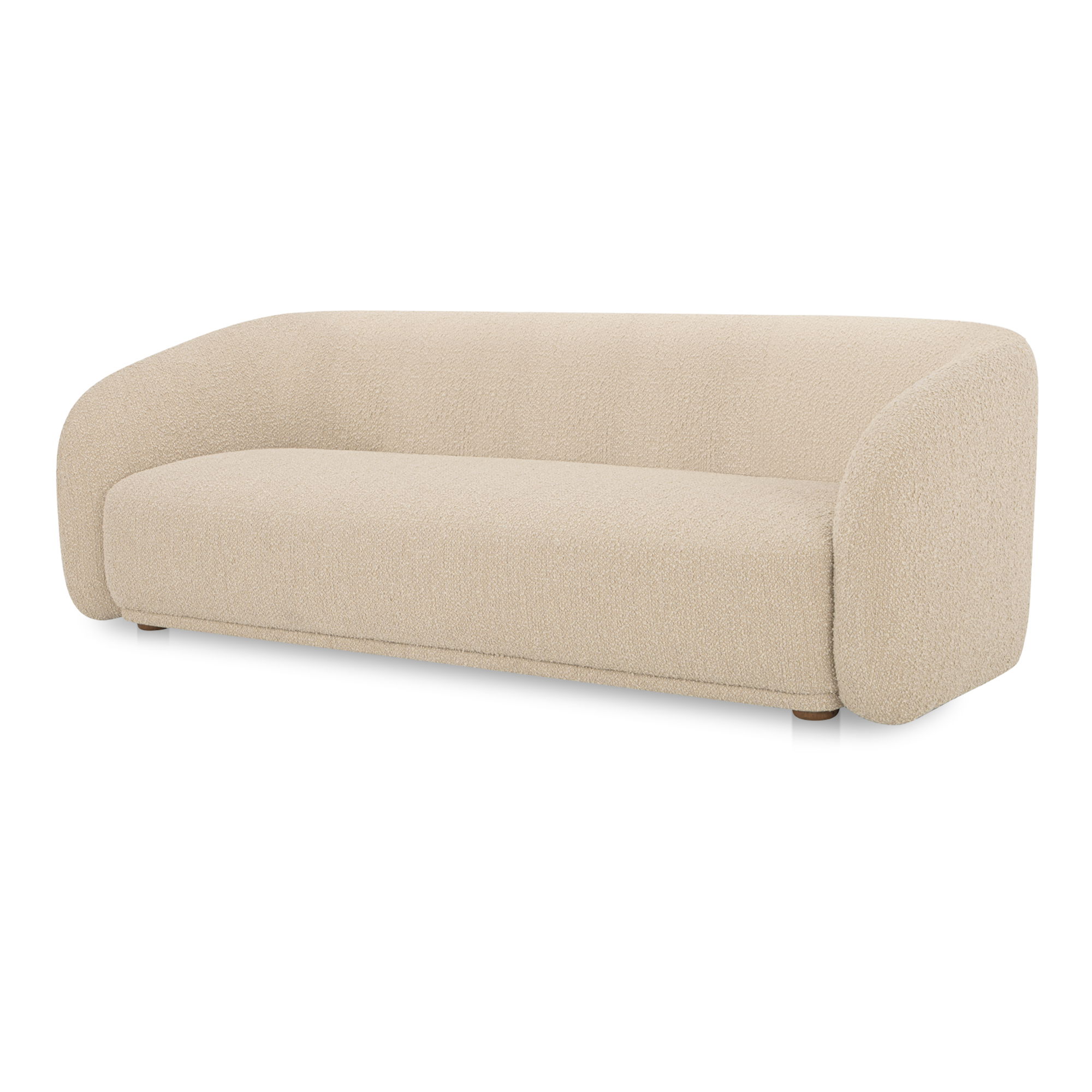 Faye Sofa Beige Boucle large image 