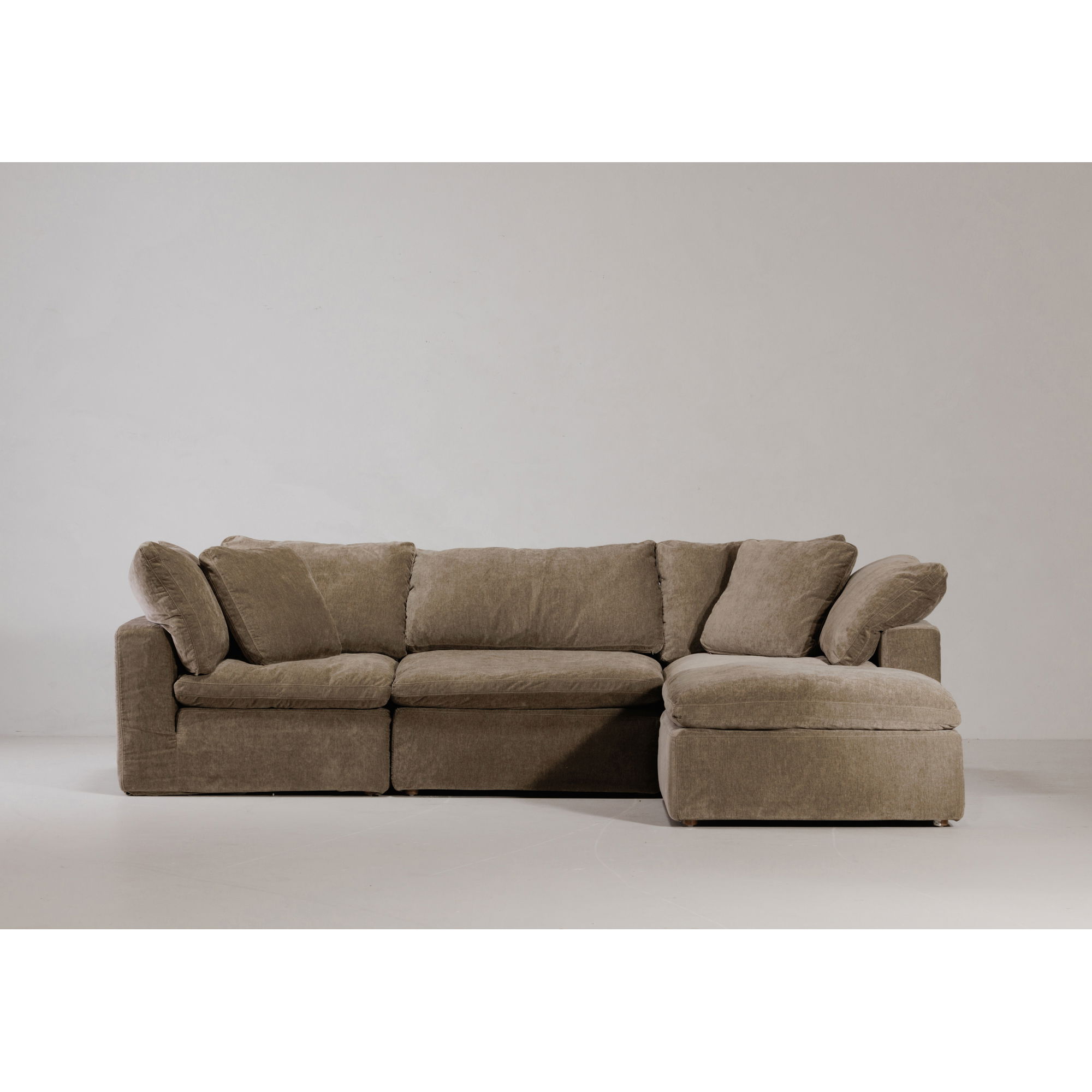 Clay Lounge Modular Sectional Desert Sage large image 