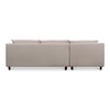 Hutton Left Sectional Beige, Sectional Sofa by Moe's Home, 100" width x 36.2" height x 29.8" depth thumbnail 5