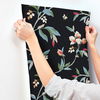 Springtime Black & Blue Wallpaper thumbnail 4