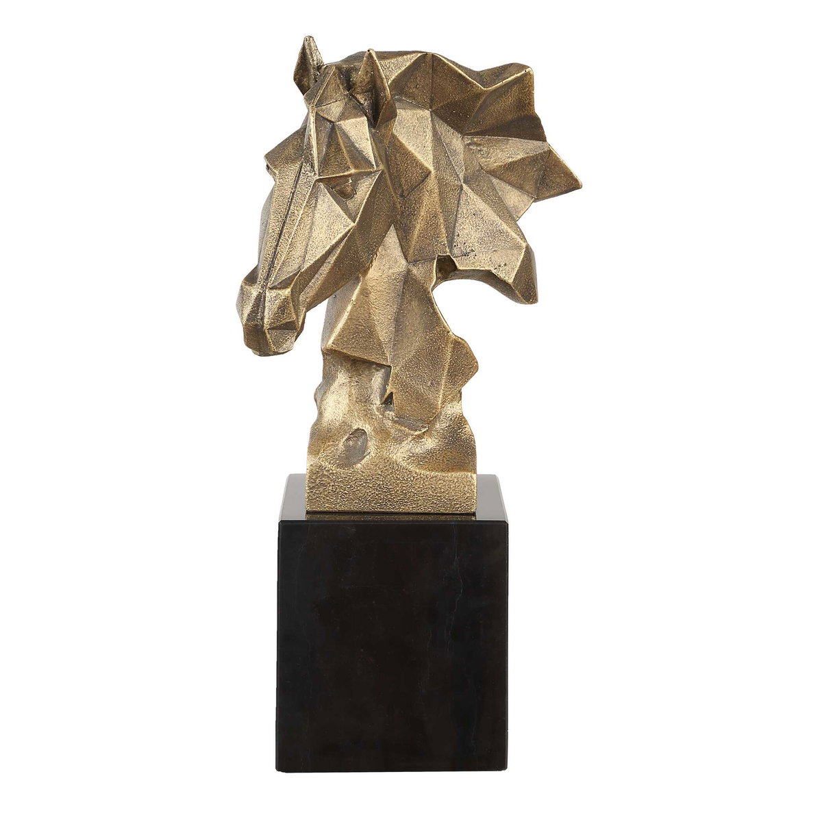 Chiseled Horse Bust Sculpture, Figurines & Statue by Uttermost, 6.5" width x 13.25" height x 6" depth View 5