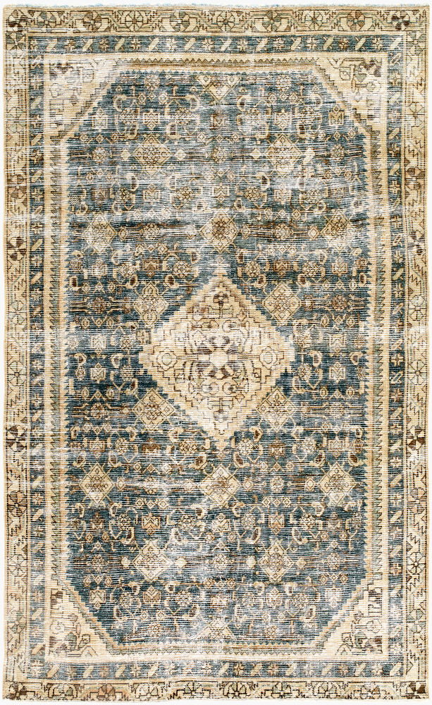 Antique One of a Kind Handmade Rug, by Surya, 7' length x 4'3" width