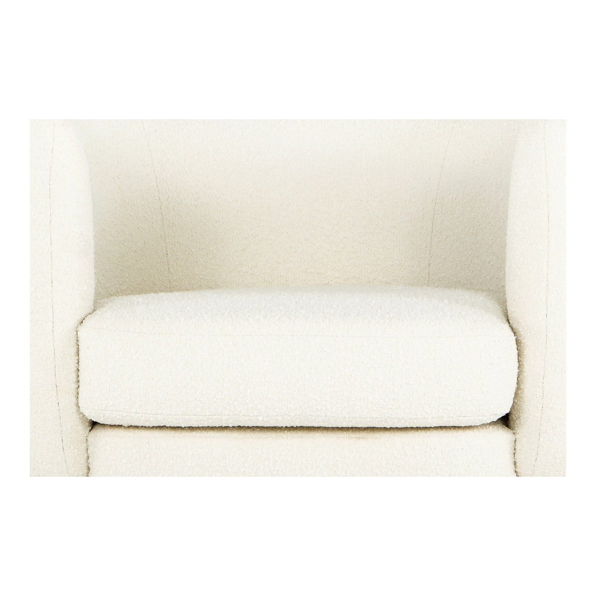 Koba Chair Maya White, Accent Chair by Moe's Home, 40" width x 29" height x 33.75" depth View 5