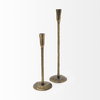 Levit (Small) Gold Table Candle Holder, Candles & Candle Holder by Mercana, 5" length x 5" width x 14" height thumbnail 7